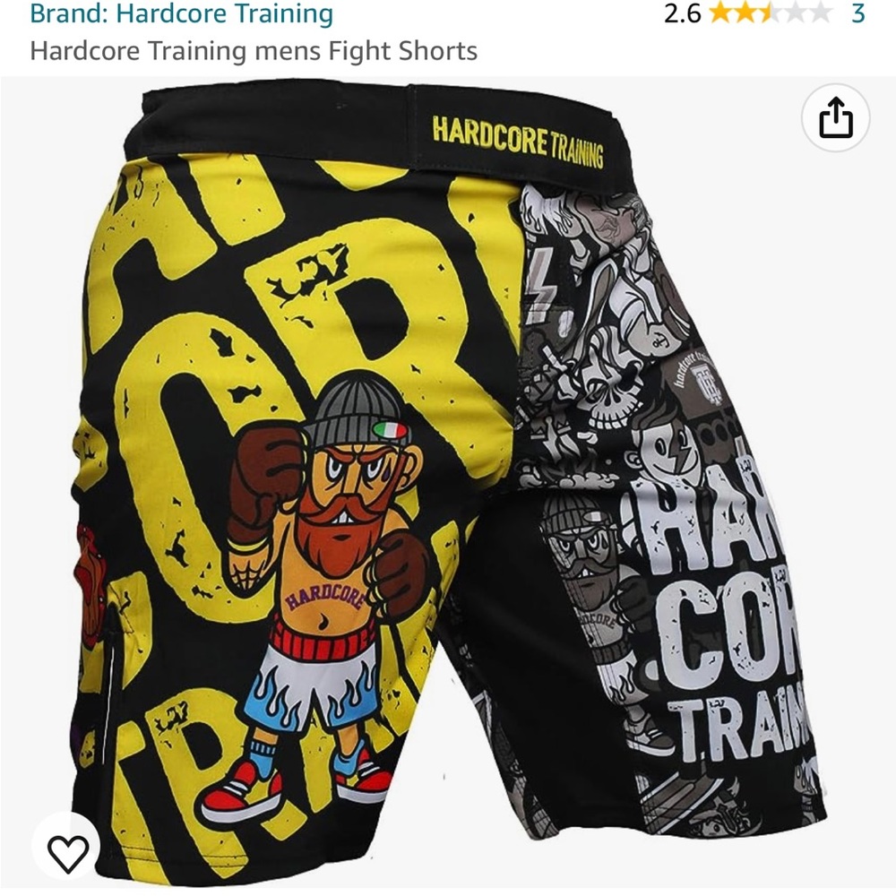 Athletic Workout shorts. Comfortable shorts and great for boxing training.